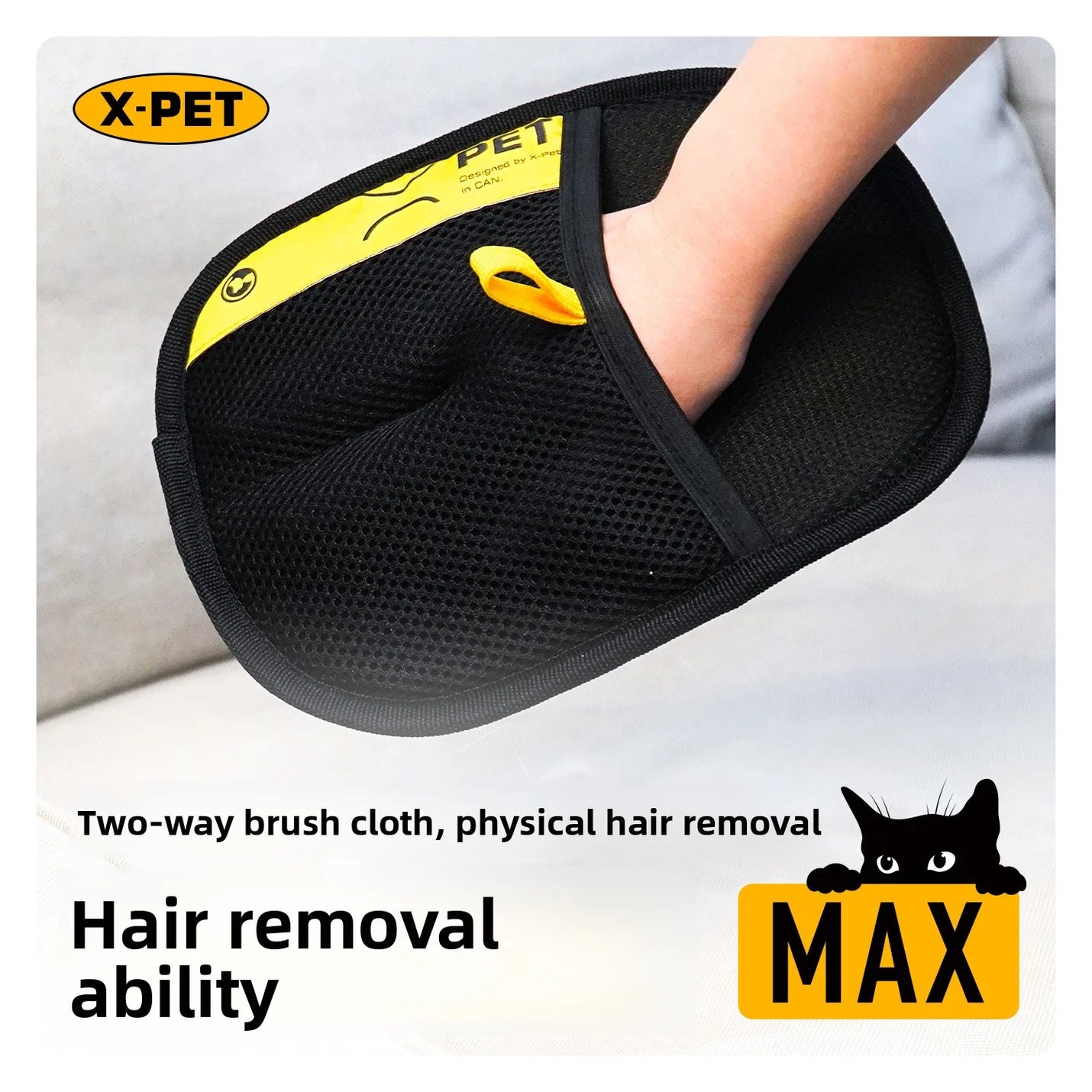 Anti-Slip Pet Hair Removal Glove