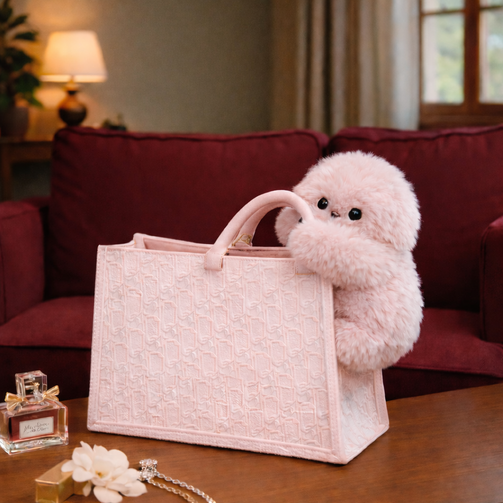 Shy PomPom Interactive Bag Charm