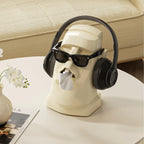 Home stone toilet paper holder.（ Sunglasses and headphones not included）