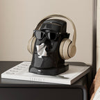 Home stone toilet paper holder.（ Sunglasses and headphones not included）