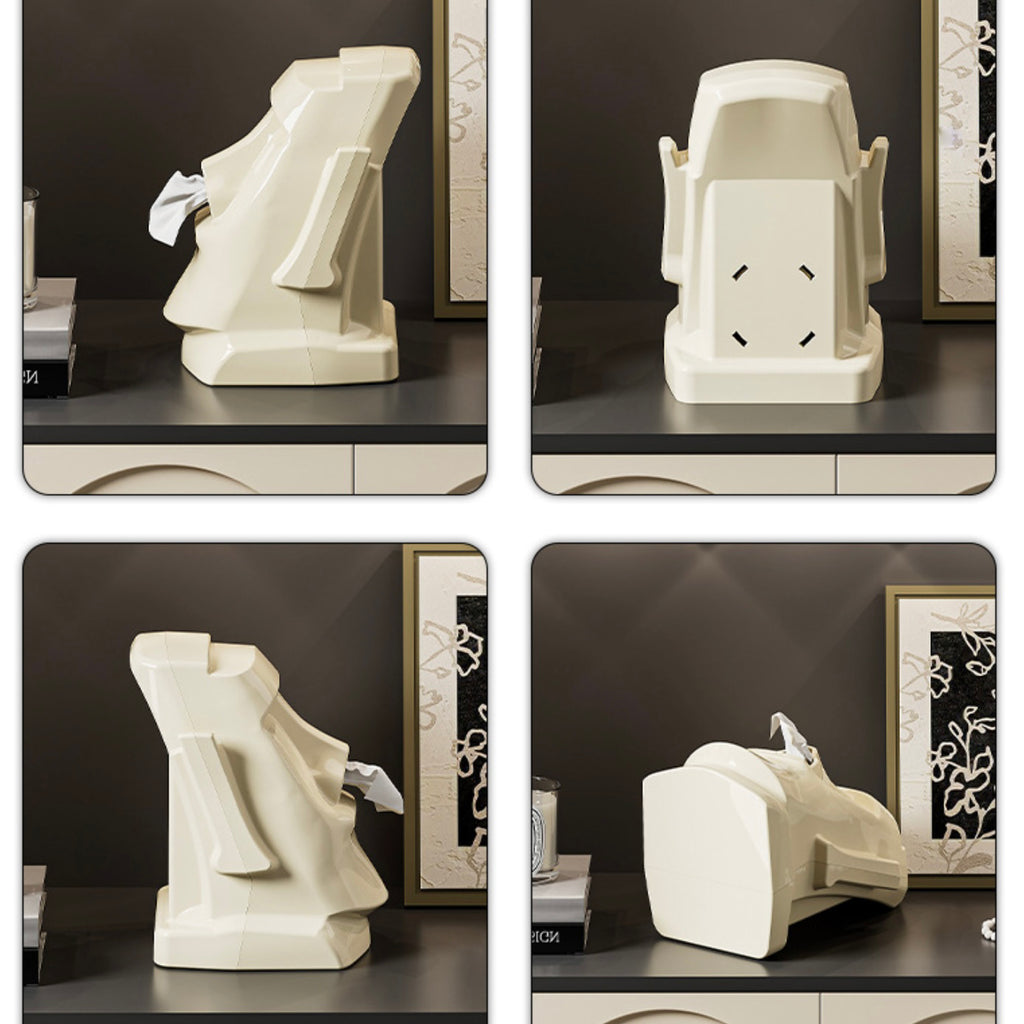 Home stone toilet paper holder.（ Sunglasses and headphones not included）