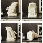 Home stone toilet paper holder.（ Sunglasses and headphones not included）