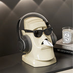 Home stone toilet paper holder.（ Sunglasses and headphones not included）