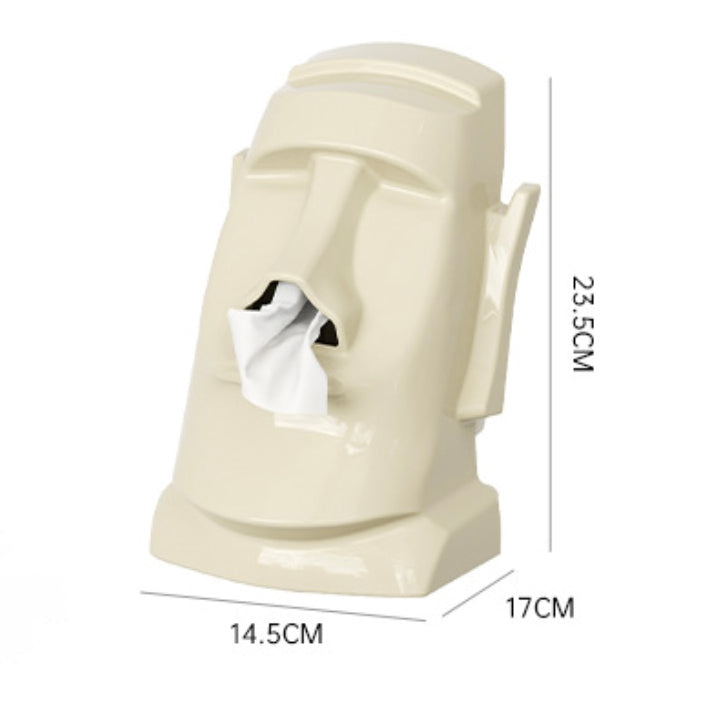 Home stone toilet paper holder.（ Sunglasses and headphones not included）