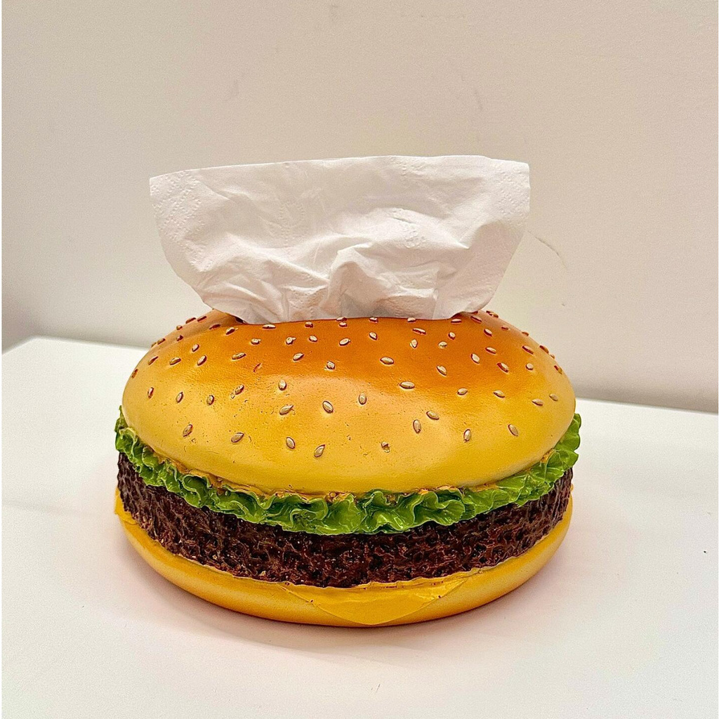 Hamburger tissue box, fun decorative tissue box
