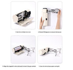 Foldable portable gas stove for outdoor camping