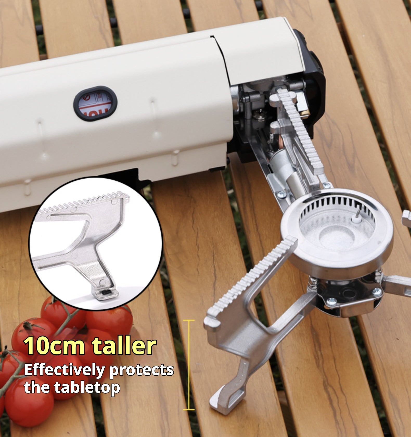 Foldable portable gas stove for outdoor camping