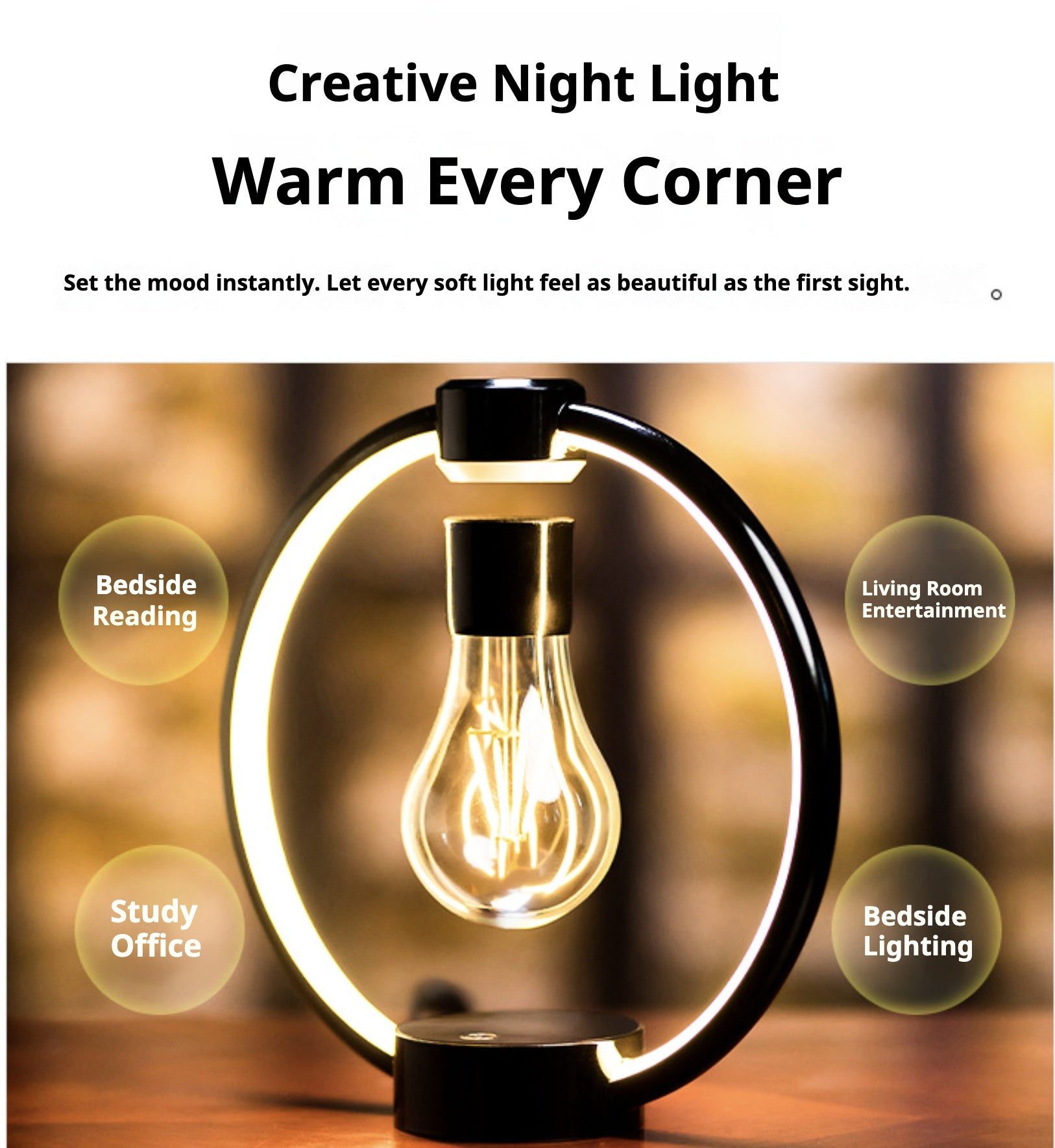 Magnetic Levitation LED Desk Lamp