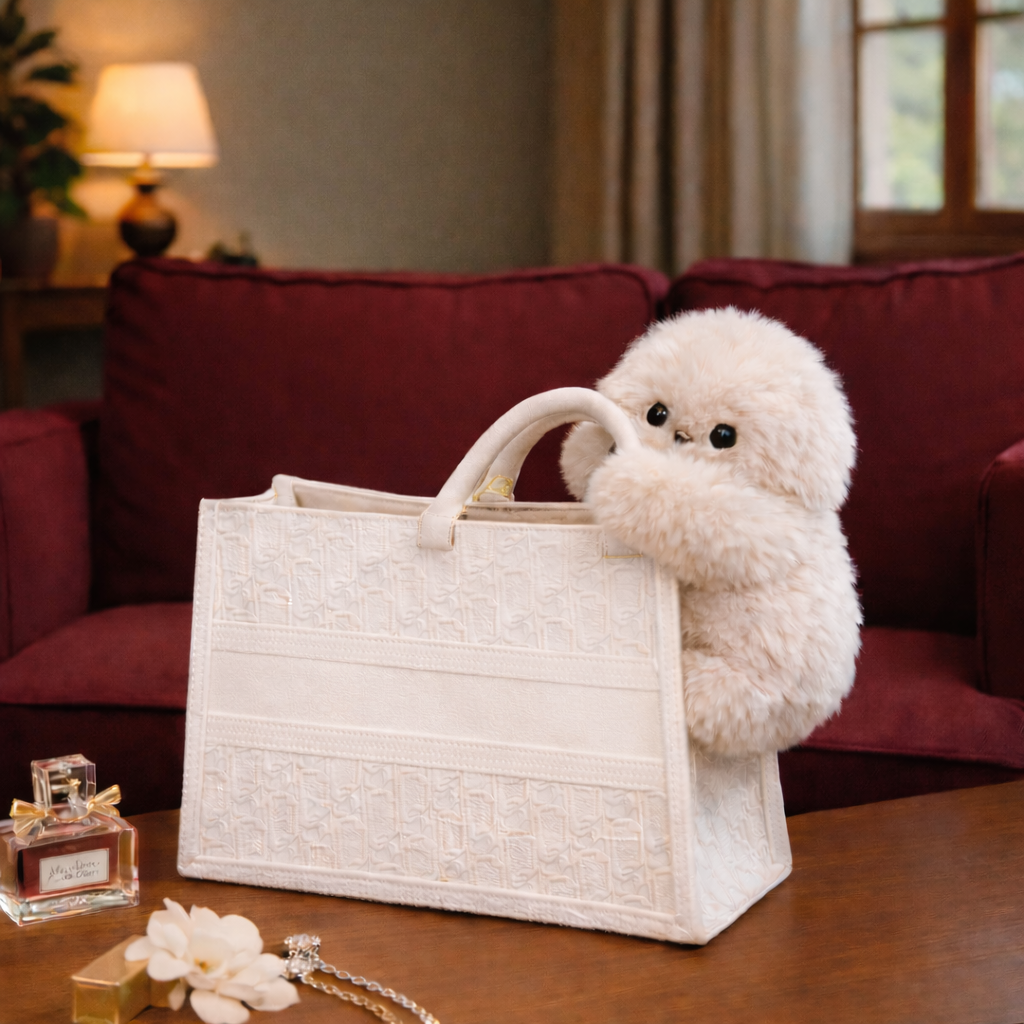 Shy PomPom Interactive Bag Charm