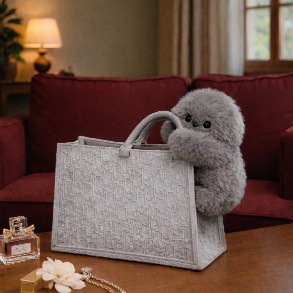 Shy PomPom Interactive Bag Charm