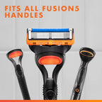Gillette Fusion5 Razors for Men, 1 Razor, 4 Blade Refills, Lubrastrip for a More Comfortable Shave