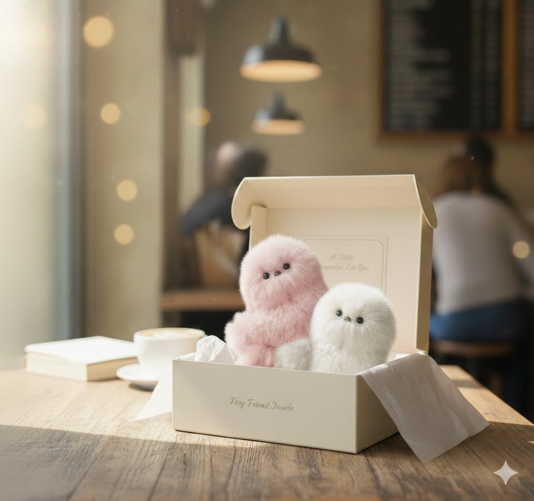 Shy PomPom Interactive Bag Charm