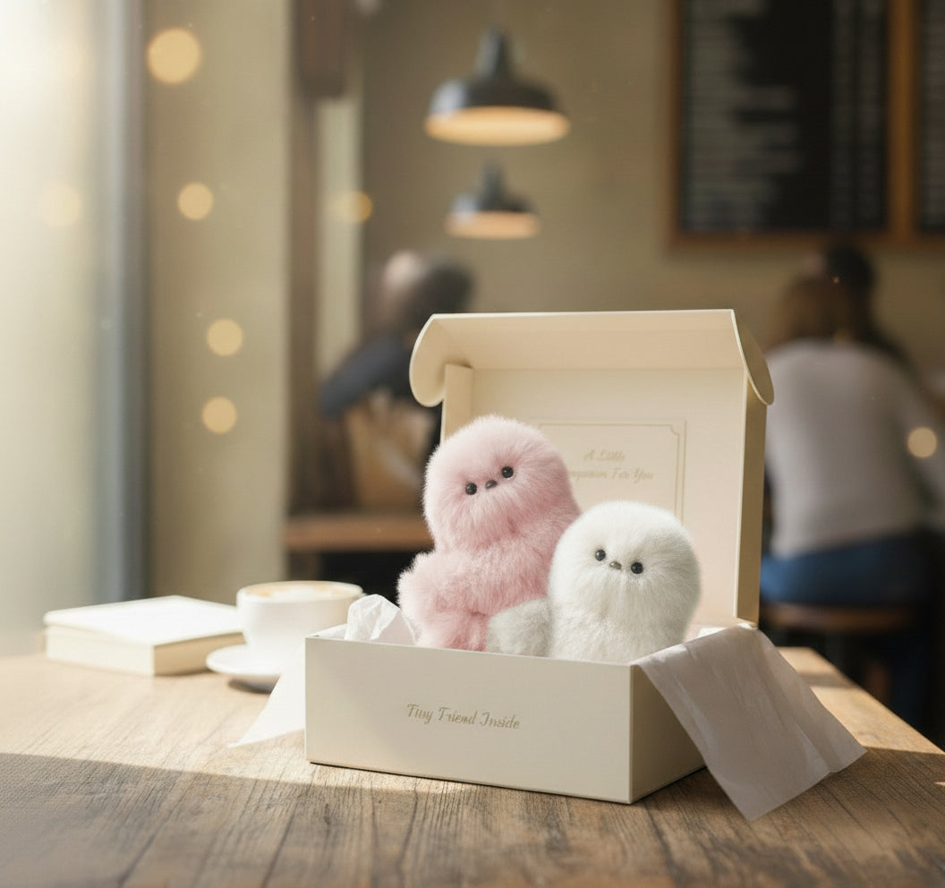 Shy PomPom Interactive Bag Charm