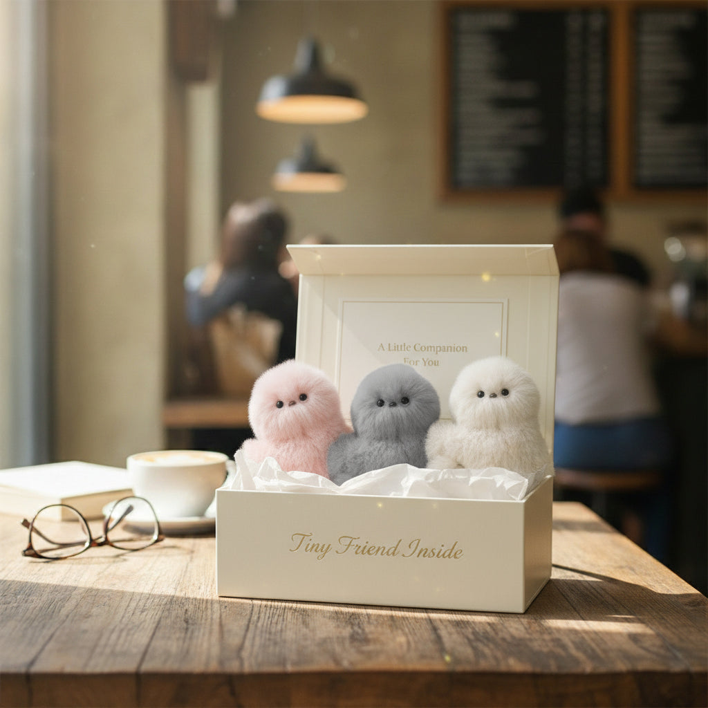 Shy PomPom Interactive Bag Charm