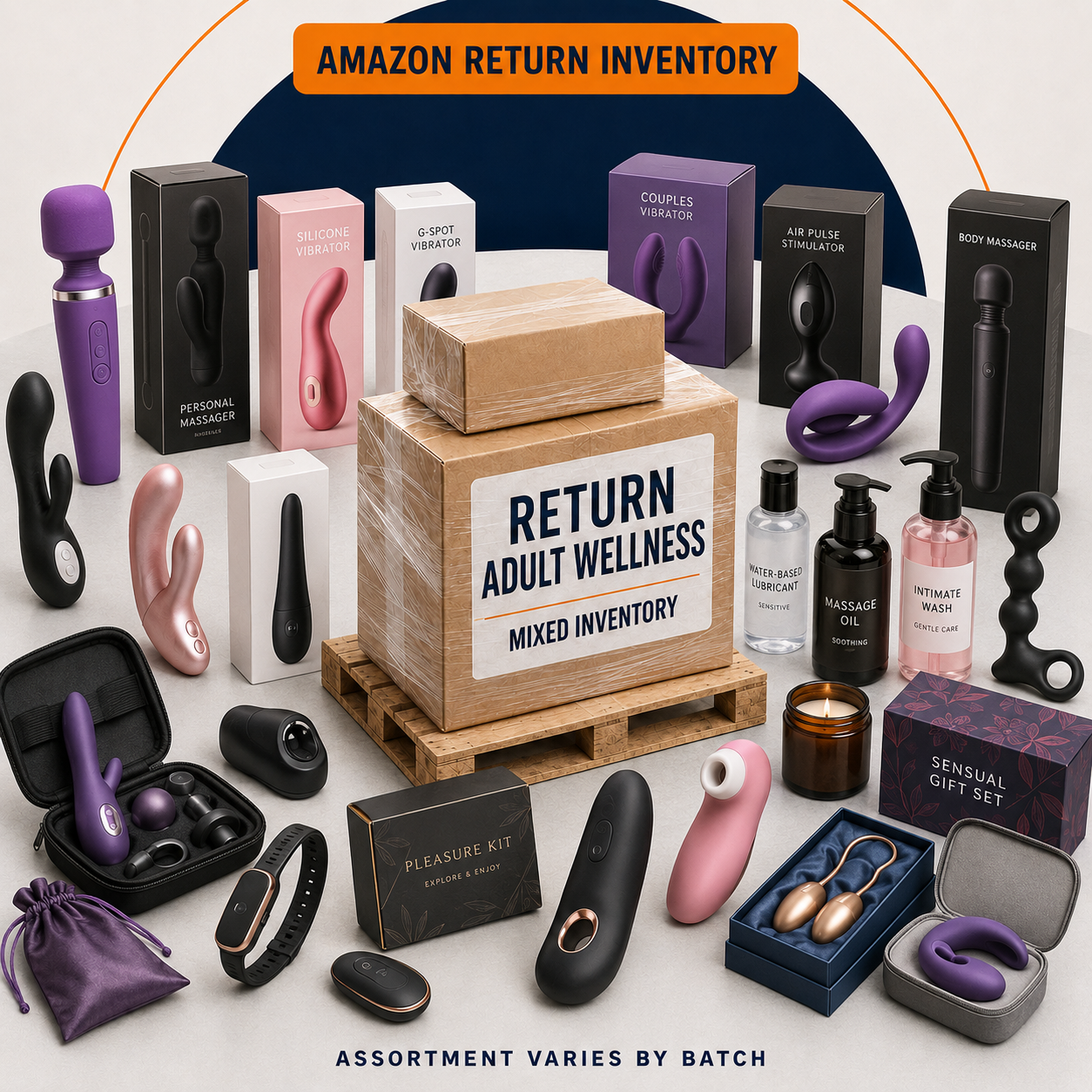 2026 Amazon Adult Wellness Return Pallets — Brand-New & Unopened Products