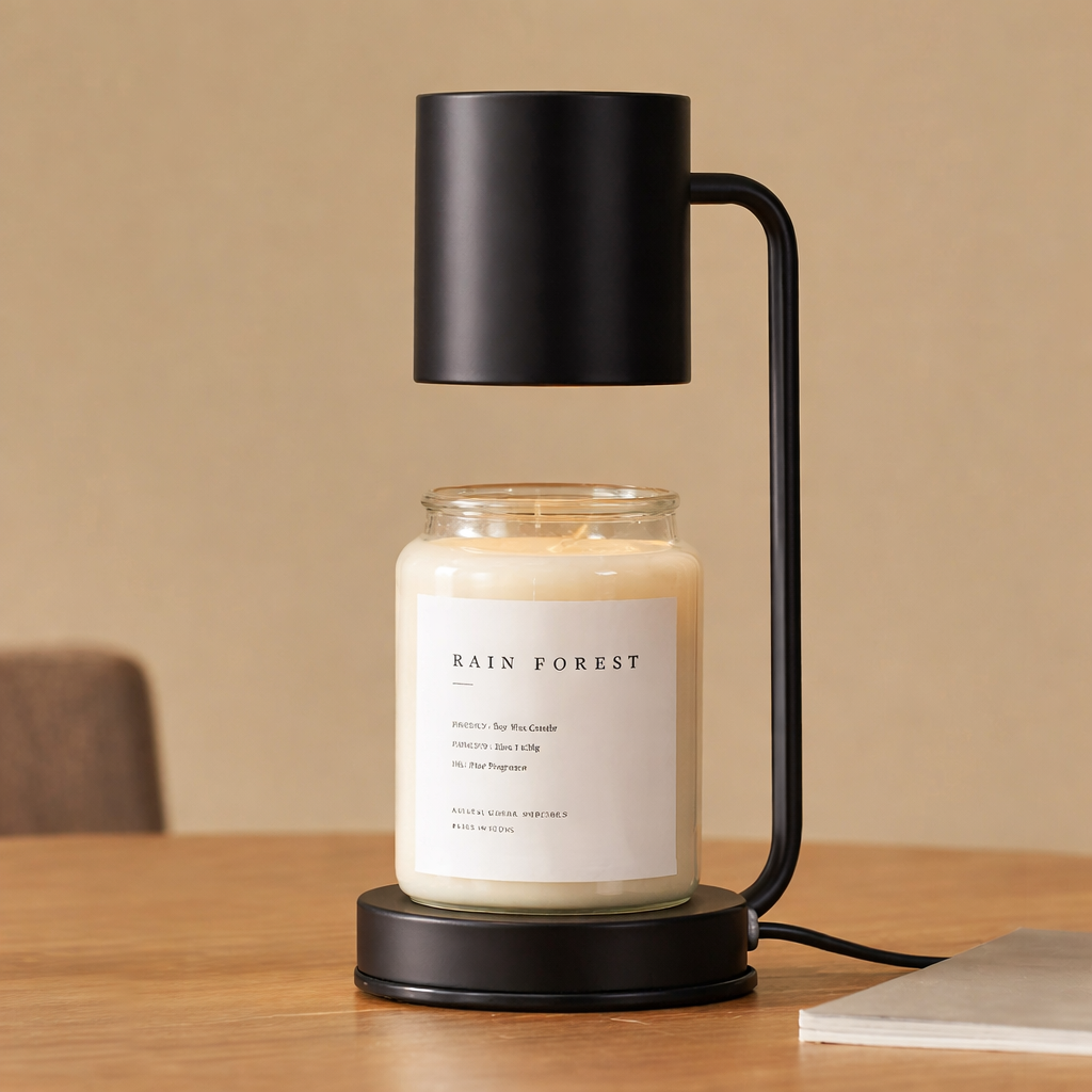 Minimalist Candle Warmer Lamp – Safe Flameless Wax Melting Lamp for Home