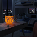 LED question mark light square sound-emitting patting light