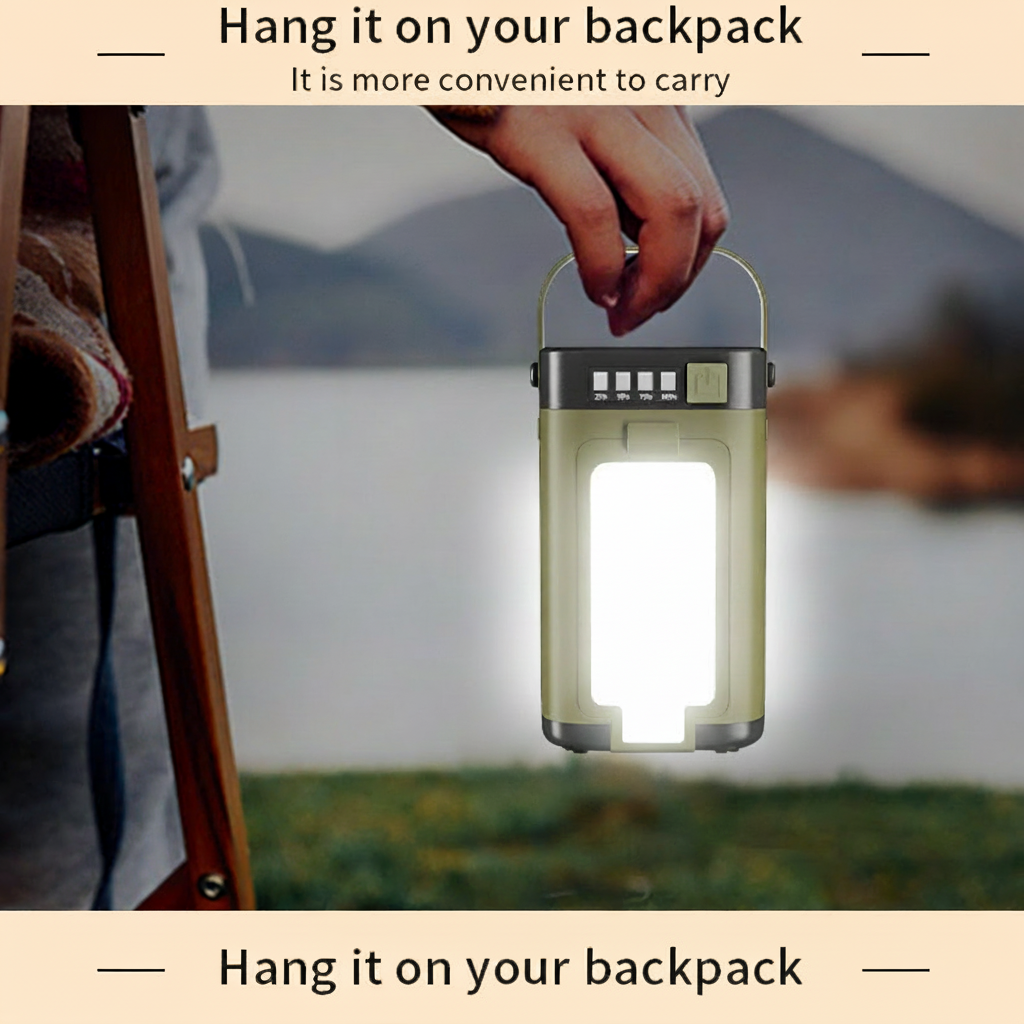 Solar Rechargeable Camping Lantern