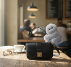 Shy PomPom Interactive Bag Charm