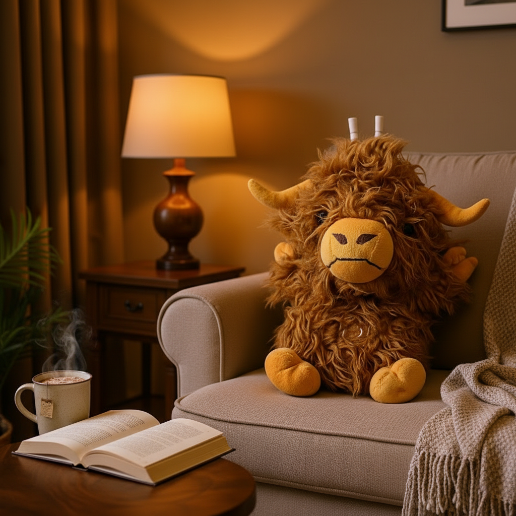 Highland cow children's comfort toys
