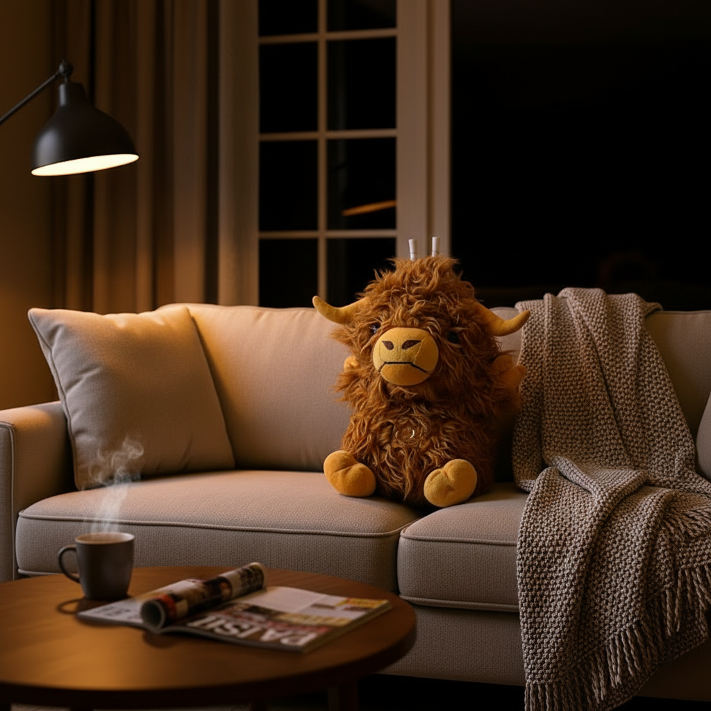 Highland cow children's comfort toys