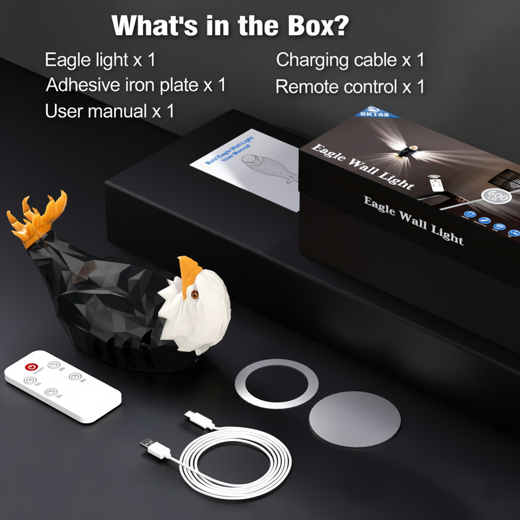 Majestic Eagle Wall Night Light