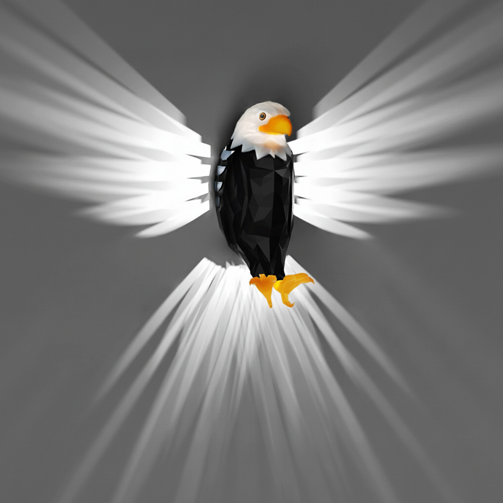 Majestic Eagle Wall Night Light