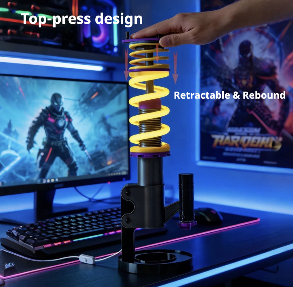 Modified car shock absorber lamp