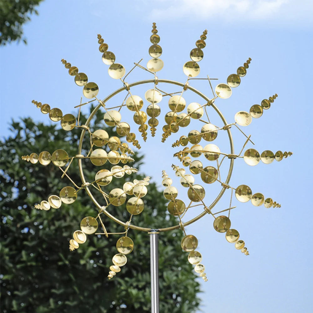 Garden Magic Metal Kinetic Windmill