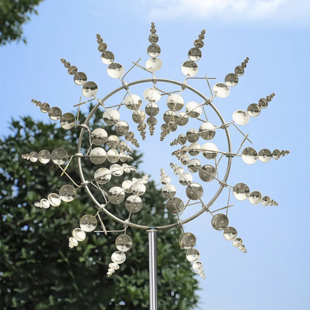 Garden Magic Metal Kinetic Windmill