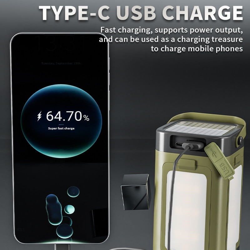 Solar Rechargeable Camping Lantern