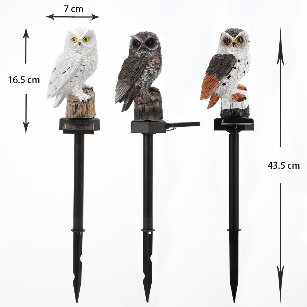 Solar Owl Garden Stake Light – Waterproof Outdoor Yard Decor