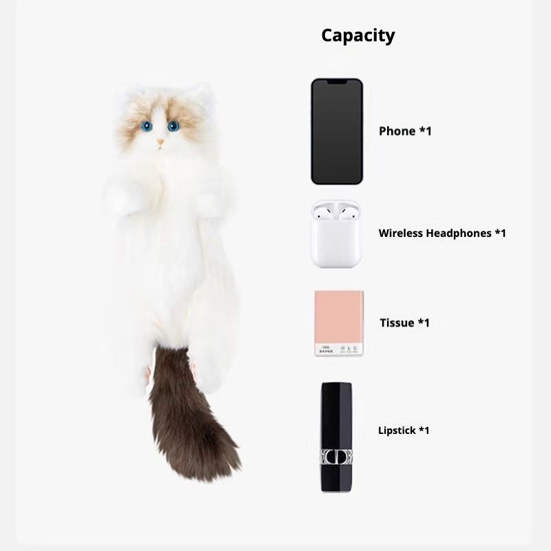 Realistic Ragdoll Cat Backpack