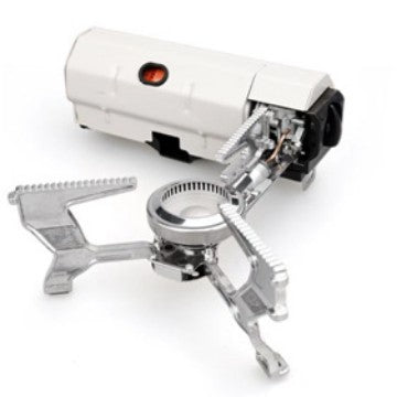 Foldable portable gas stove for outdoor camping