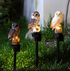 Solar Owl Garden Stake Light – Waterproof Outdoor Yard Decor