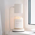 Minimalist Candle Warmer Lamp – Safe Flameless Wax Melting Lamp for Home