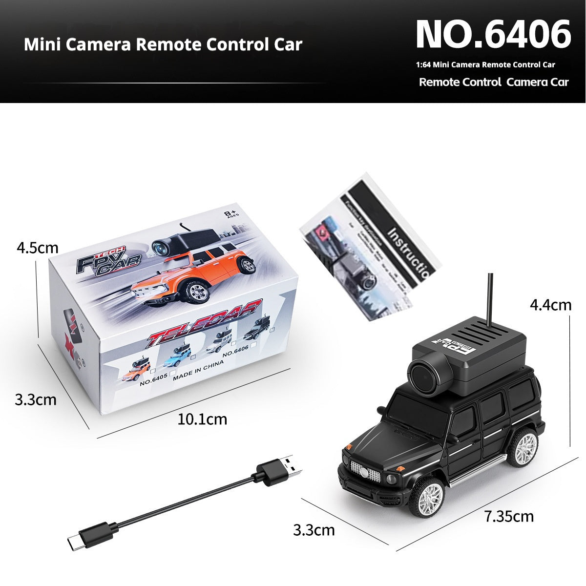 FPV remote-controlled camera car controlled by APP