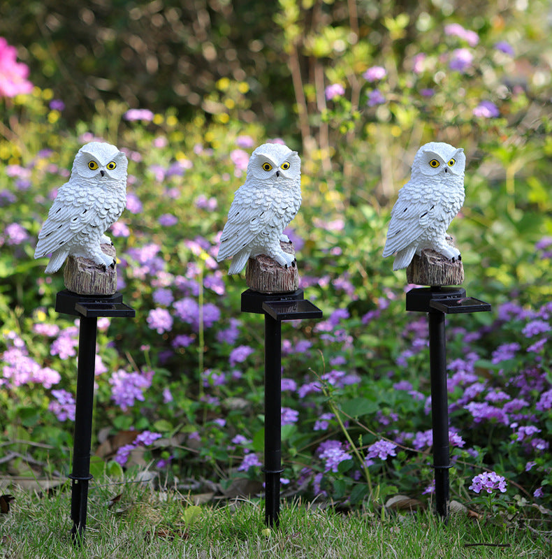 Solar Owl Garden Stake Light – Waterproof Outdoor Yard Decor