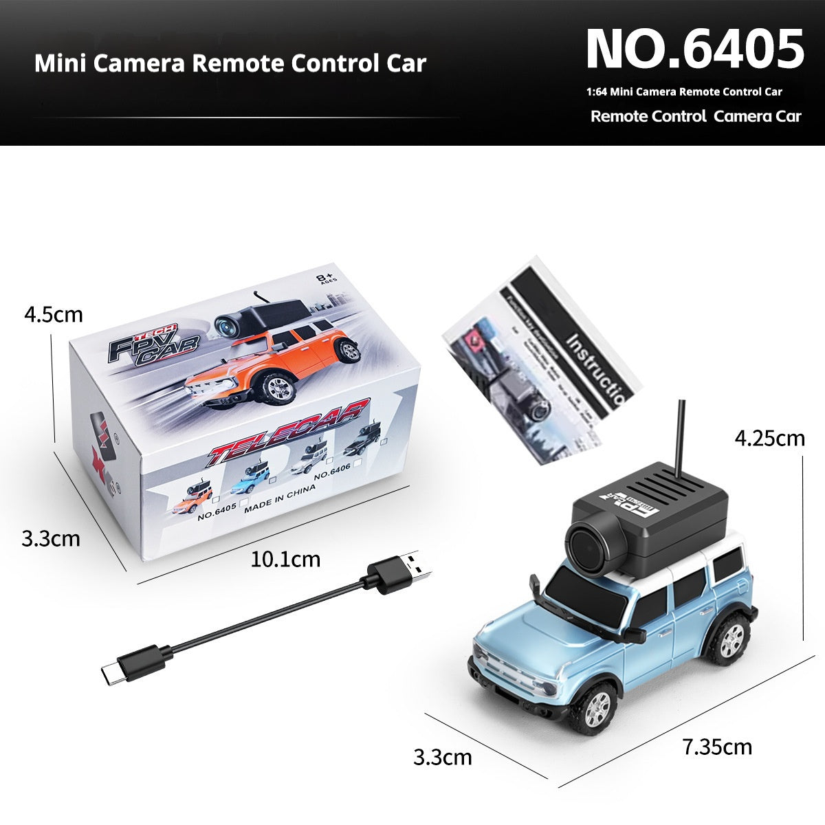 FPV remote-controlled camera car controlled by APP