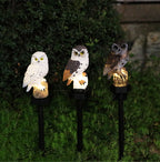 Solar Owl Garden Stake Light – Waterproof Outdoor Yard Decor