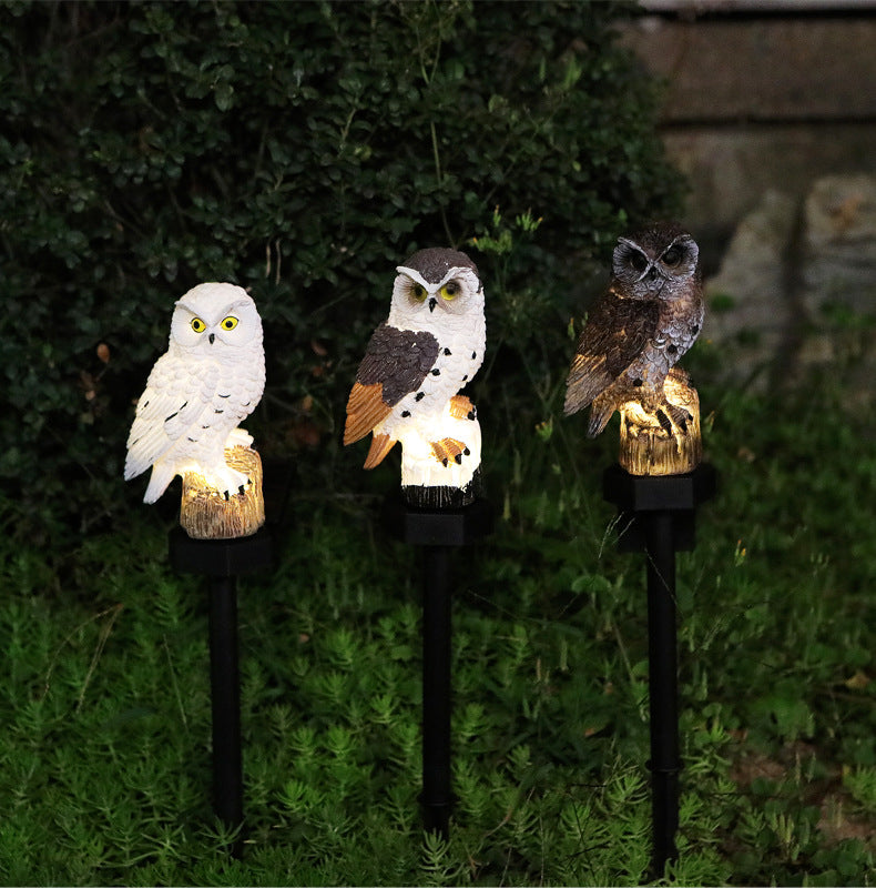 Solar Owl Garden Stake Light – Waterproof Outdoor Yard Decor