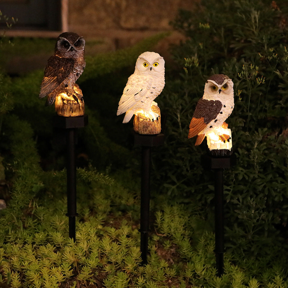 Solar Owl Garden Stake Light – Waterproof Outdoor Yard Decor