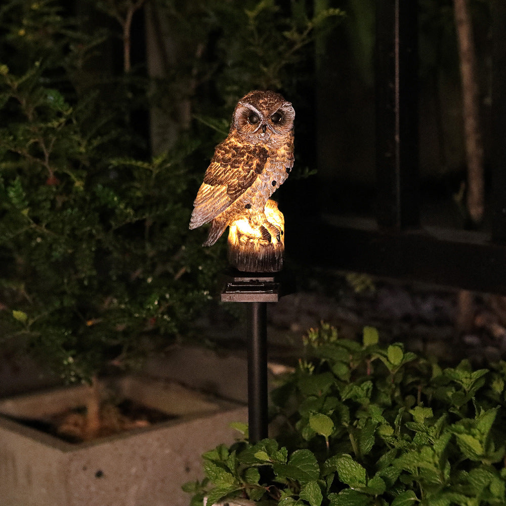 Solar Owl Garden Stake Light – Waterproof Outdoor Yard Decor