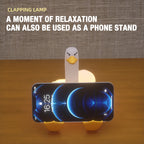 Tap-tap lamp, phone holder, middle finger duck table lamp