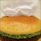 Hamburger tissue box, fun decorative tissue box