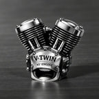 3.15-Inch V-Twin Engine Bottle Opener – 45° Classic Metal Automotive-Style Bar Tool