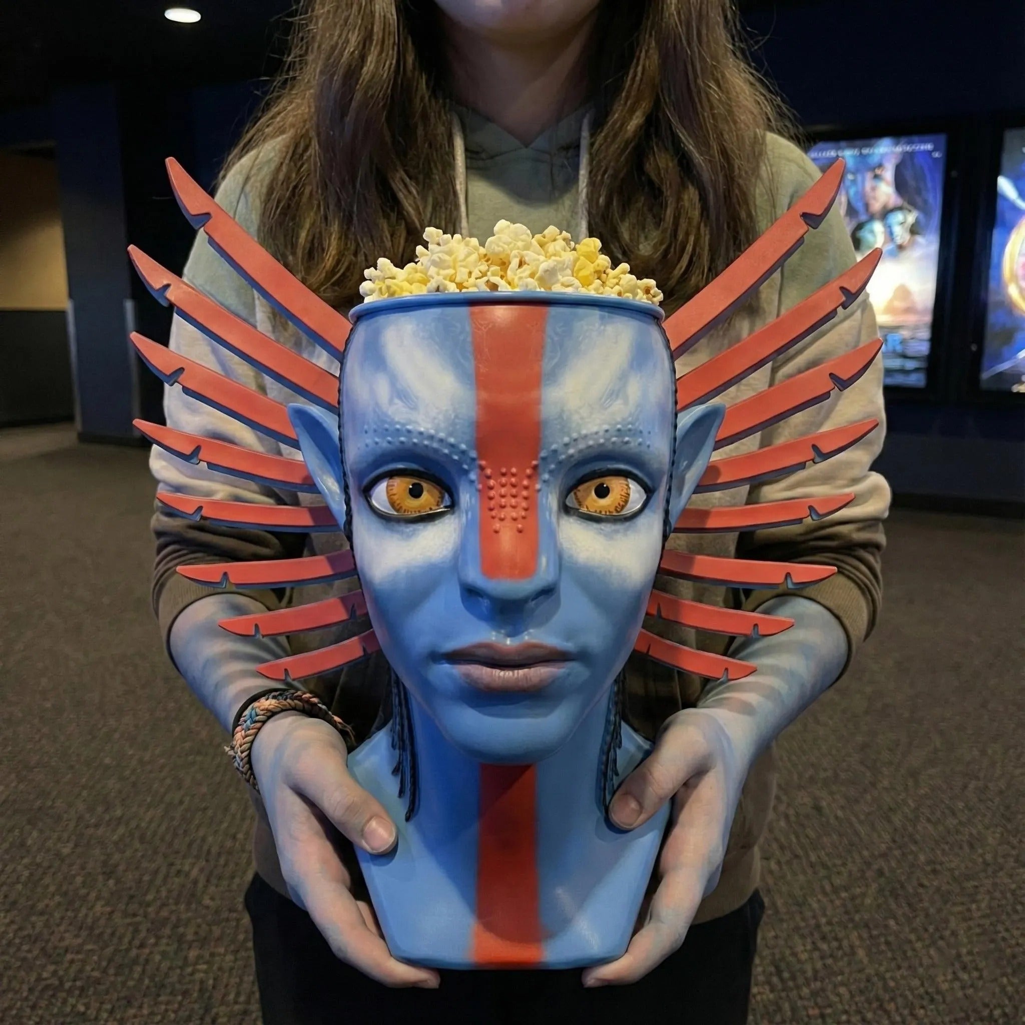 Avatar: Fire and Ash Limited Edition Na'vi Popcorn Bucket