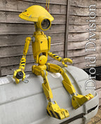 🤖 Space Mechanic Robot Collectible Model  Industrial Sci-Fi | Art Display | Limited Edition Style