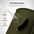 Portable Changing Room Tent - Instant Pop Up Privacy Pod with Suction Cup for SUV Liftgate, for Camping, Shower, Beach and Toilet Stall (Carrying Bag Included) Green