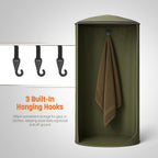 Portable Changing Room Tent - Instant Pop Up Privacy Pod with Suction Cup for SUV Liftgate, for Camping, Shower, Beach and Toilet Stall (Carrying Bag Included) Green